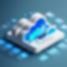 Infographic showcasing cloud computing adoption statistics