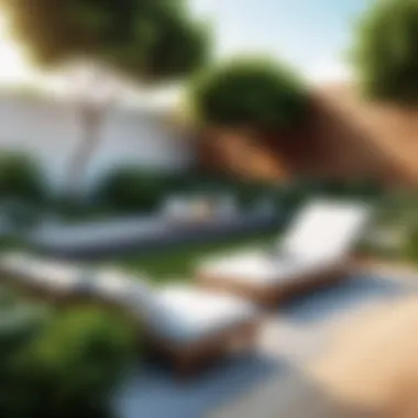 Serene Outdoor Relaxation Space A serene outdoor space for relaxation and inspiration