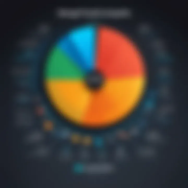 Graph illustrating market share of top tech firms