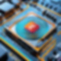 A vibrant digital illustration showcasing the versatility of Adobe Illustrator in graphic design.