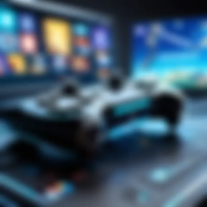Futuristic gaming technology illustrating trends and advancements in the industry