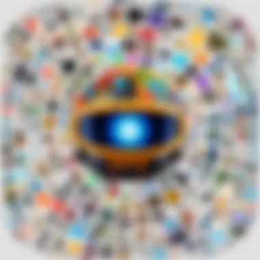 Diverse Video Game Genres A diverse range of video game genres displayed on a vibrant collage