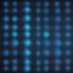 Visual representation of unsupervised learning algorithms