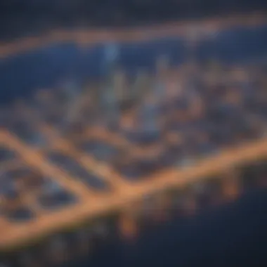 Cutting-Edge Fiber-Optic Network in Charleston Skyline Fiber-optic network infrastructure in Charleston skyline