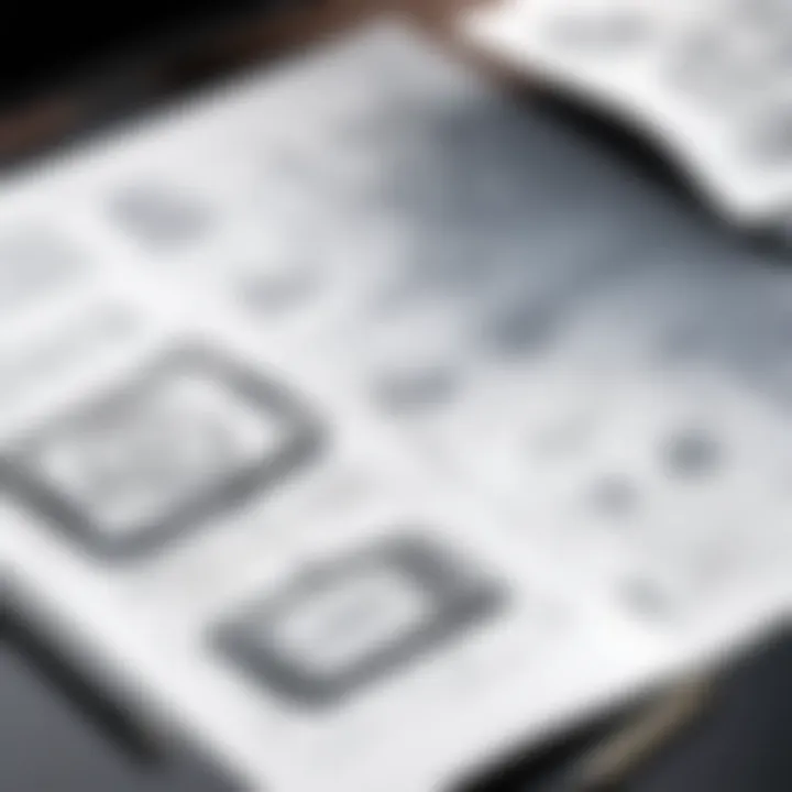 A brainstorming session with design sketches for a video game