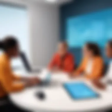 Group discussion on equitable workplace policies