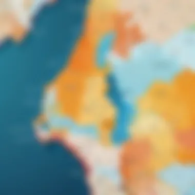 Geographic Variations in Salaries Geographic salary variation map for UI/UX designers