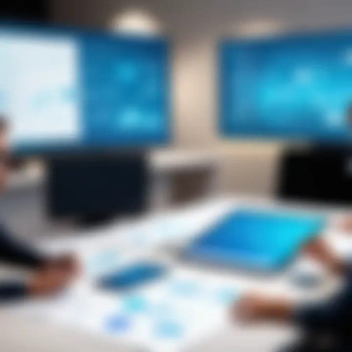 A brainstorming session with diverse individuals discussing user experiences