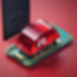 Visual representation of Ruby on Rails framework architecture