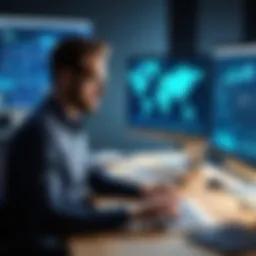 Data management analysis illustration