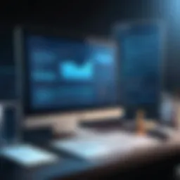 Database management interface with visual elements