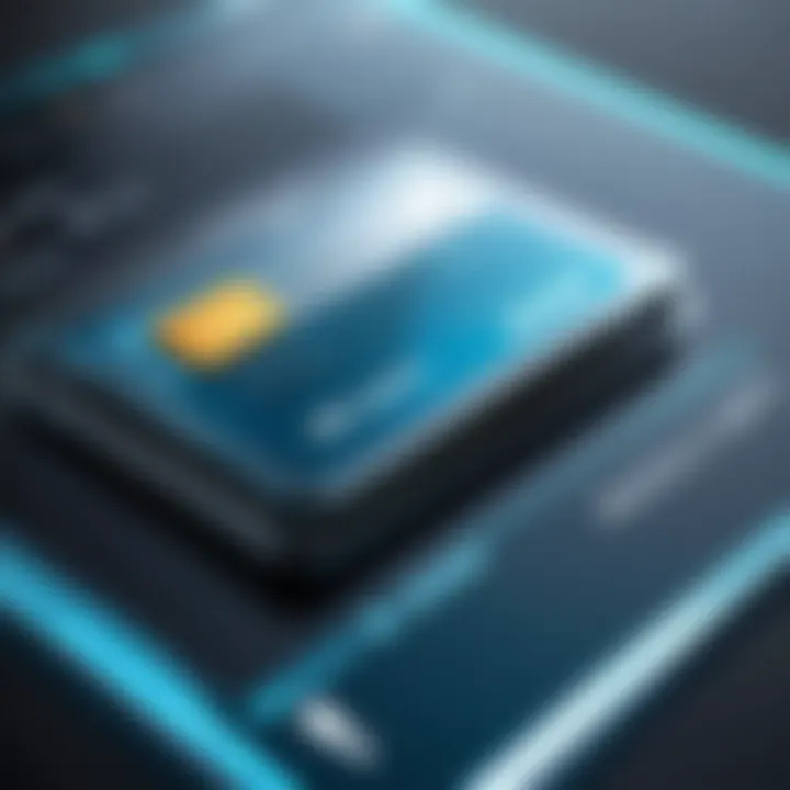 Close-up of a digital wallet showcasing various rewards and offers.