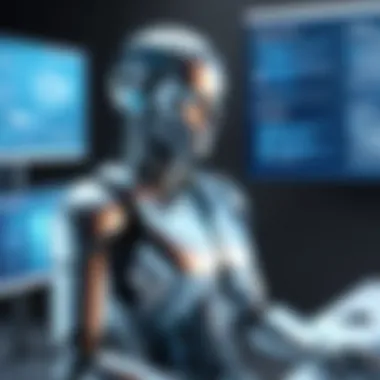 Ethical Considerations in Enterprise AI An illustration depicting ethical considerations in AI deployment