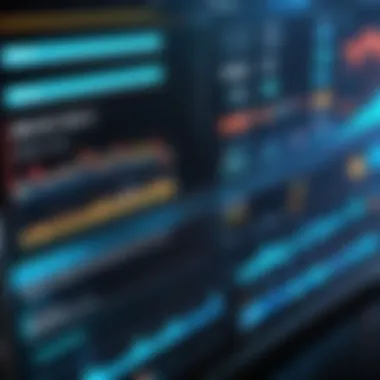 Digital Dashboard of Global Revenue Metrics A sophisticated digital dashboard displaying global revenue metrics.