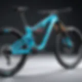 A stunning Pivot bike on display showcasing its unique design and features.