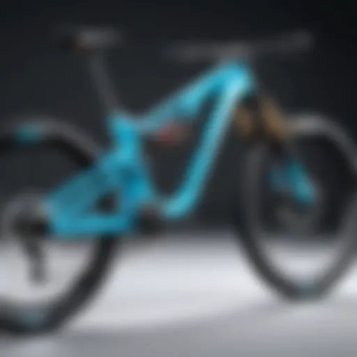 A stunning Pivot bike on display showcasing its unique design and features.