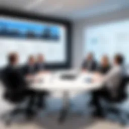 A strategic meeting between Inspirage and Oracle teams discussing collaborative solutions
