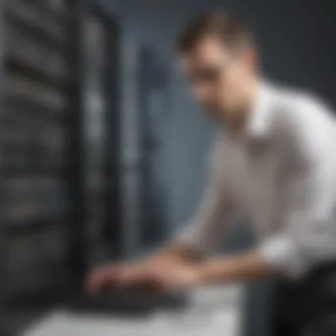 Server Issue Troubleshooting by Operations Support Technician Operations Support Technician troubleshooting server issues