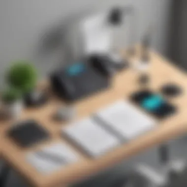 Essentials for a Productive Phone Interview Session Phone interview essentials on a sleek desk