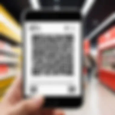 Customer interaction through QR codes in retail