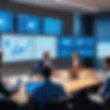 Remote IT consultant collaborating with clients via video conference