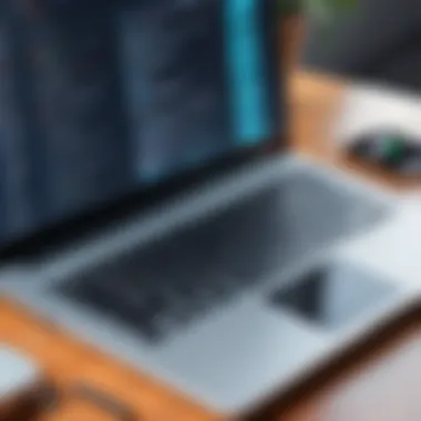Essential Tools for Effective Remote Development A close-up view of coding on a laptop with various software tools open.