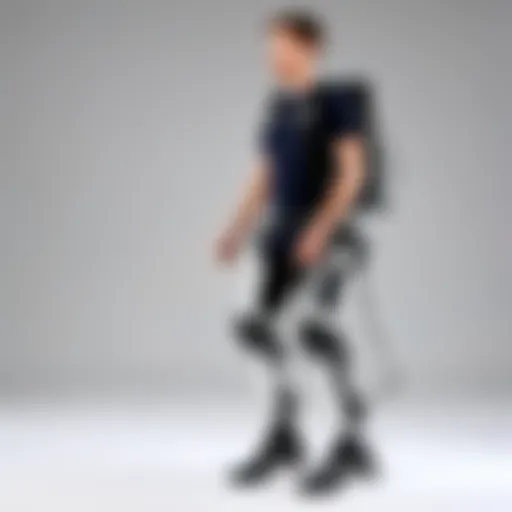 ReWalk exoskeleton in use by a user demonstrating mobility enhancement