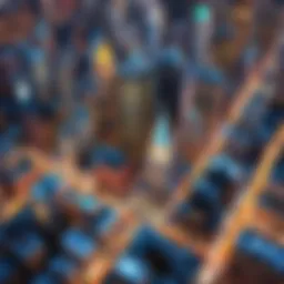 Aerial view of New York City showcasing the tech hub