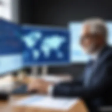 Strategic Leadership in Action Professional senior employee relations manager in a boardroom meeting