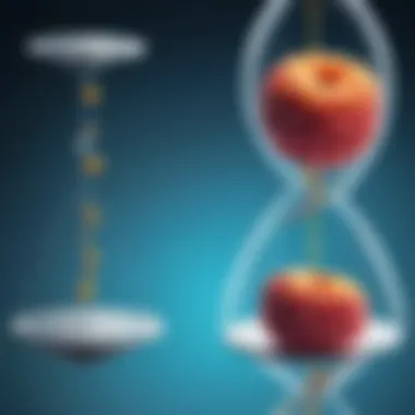 Ethical Dilemmas in Genetic Technology An illustration of ethical scales balancing genetic modification on one side.