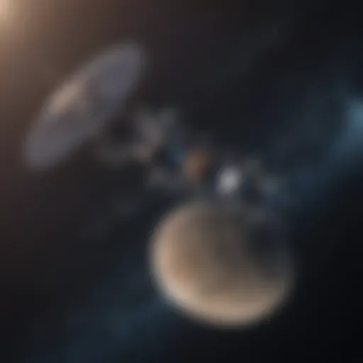 Visualization of Starlink satellites in orbit