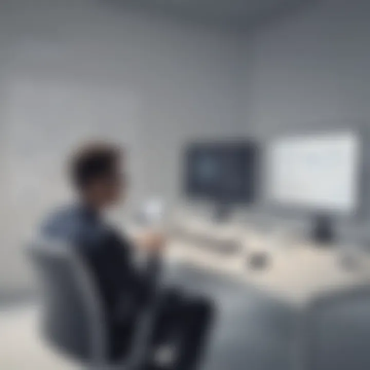 Illustration representing tech industry HR interview preparation