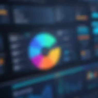 Harnessing Digital Marketing Innovations Innovative digital marketing tools and analytics dashboard displaying performance metrics.