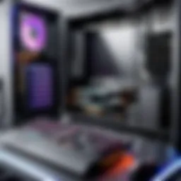 Cutting-edge gaming computer showcasing advanced hardware components