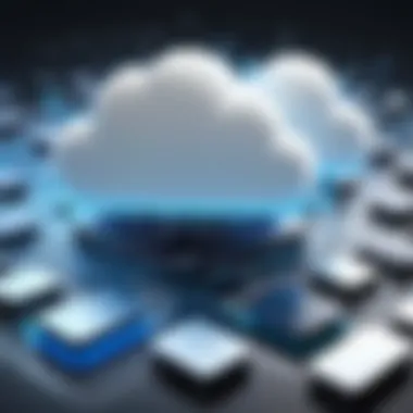 Cloud Technology Integration A conceptual representation of cloud technology integration in business.