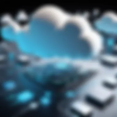 Industries Embracing Cloud Solutions A visual representation of various industries adopting cloud solutions.