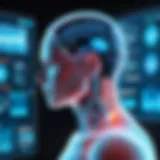 AI technology interface in a clinical setting