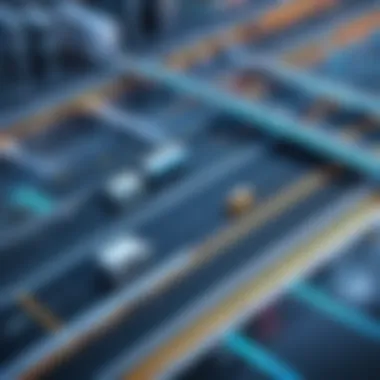 Seamless Transportation Connectivity A seamless transportation network illustrating connectivity and efficiency