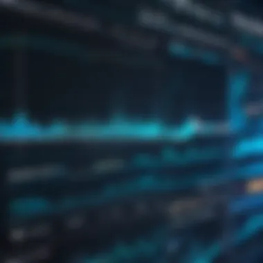 A visual representation of time series data trends over a period.