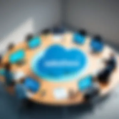 Enhanced Team Collaboration through Salesforce Team collaboration in a digital environment facilitated by Salesforce
