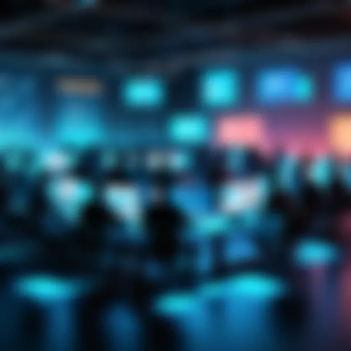 Networking event for game developers with interactive discussions.