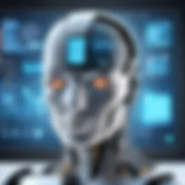 Visual depiction of AI applications in information technology.