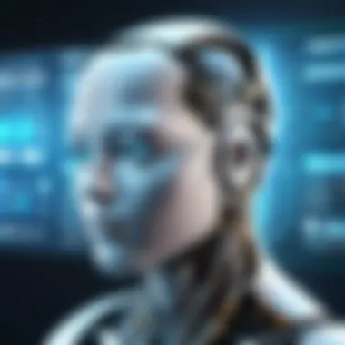 A futuristic view of technology enhanced by artificial intelligence.