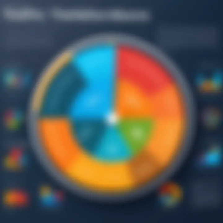 Chart comparing traffic sources