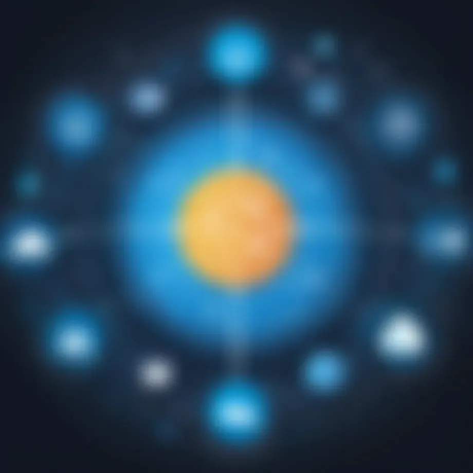 Illustration depicting the interconnectedness of environmental, social, and governance factors