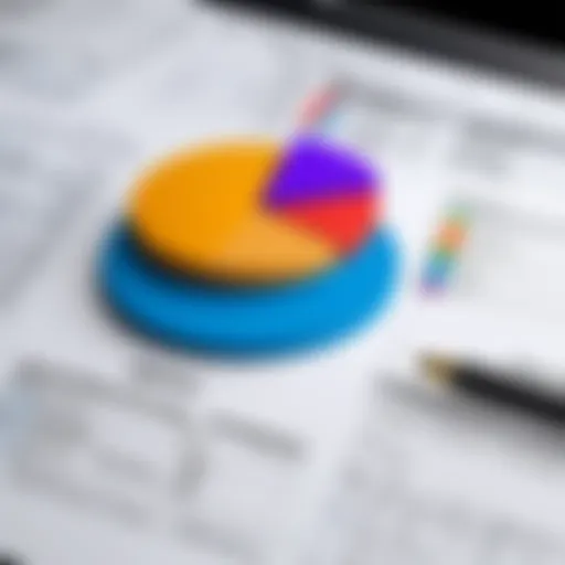 A conceptual representation of financial statements illustrating assets, liabilities, and equity.