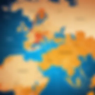 Geographical Influences on Salaries Map highlighting geographical influence on salaries