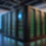 Conceptual diagram of GitHub server hosting architecture