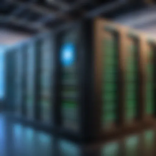 Conceptual diagram of GitHub server hosting architecture