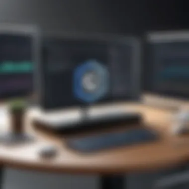 Optimization Techniques for GitHub Hosting Illustration showcasing optimization techniques for GitHub hosting